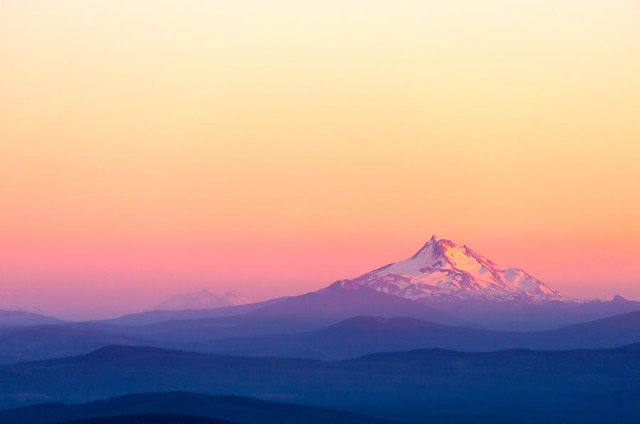 Mount Jefferson Sunset Photograph by Jess Kraft - Fine Art America