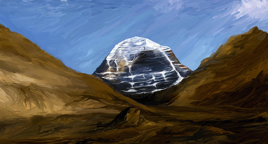 Mount Kailash Digital Art