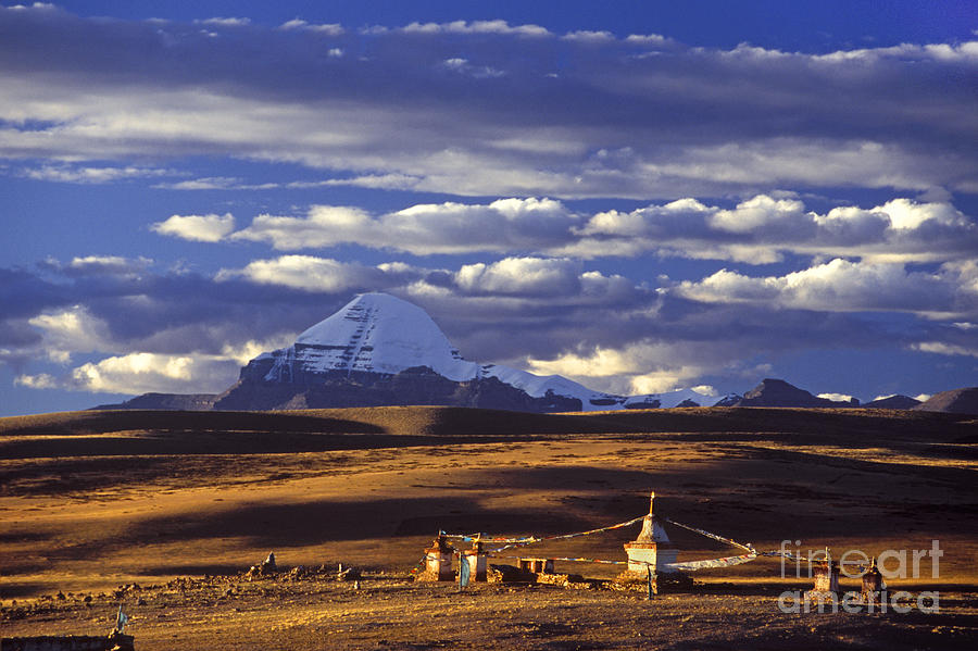 Mount Kailash and Chiu Gompa - Tibet Photograph by Craig Lovell - Fine Art  America