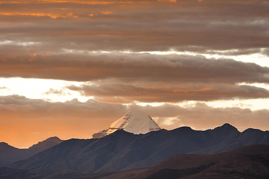 Landscape Photograph - Mount Kailash and Evening clouds, Hor, 2007 by Hitendra SINKAR