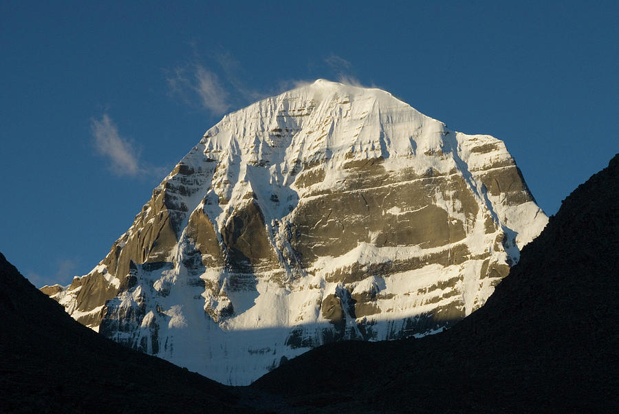 Mount Kailash North Face At Sunrise Photograph by Jake Norton