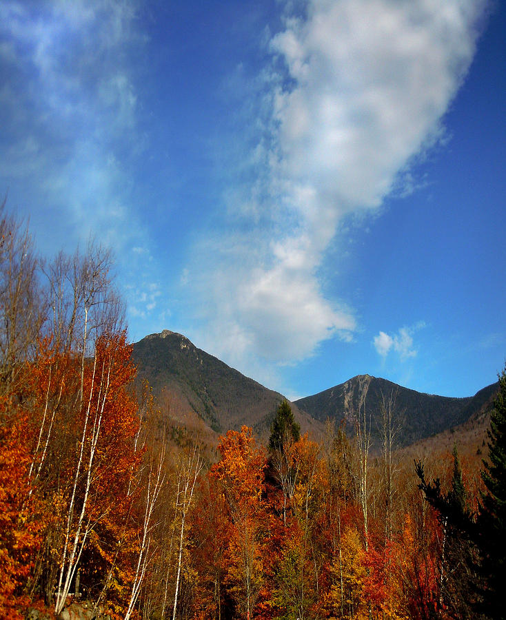 Mount Liberty and Mount Flume of Franconia Notch Photograph by Nancy Griswold