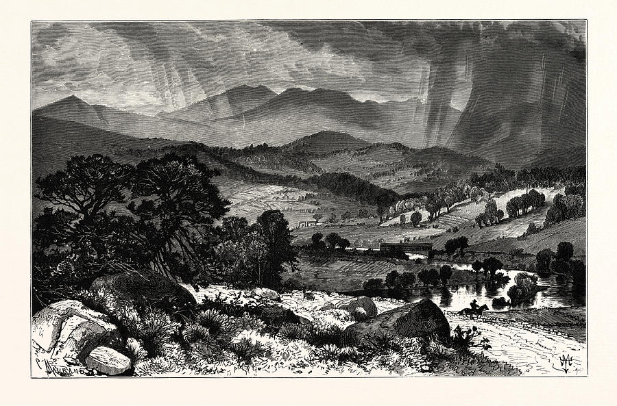 Mount Mansfield, From Rices Hill Drawing by English School - Fine Art ...