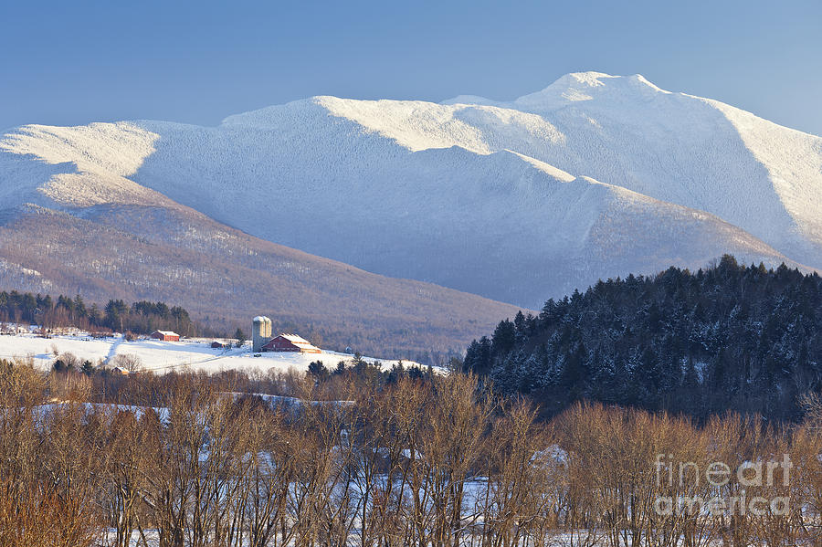 Mount Mansfield Winter Photograph by Alan L Graham