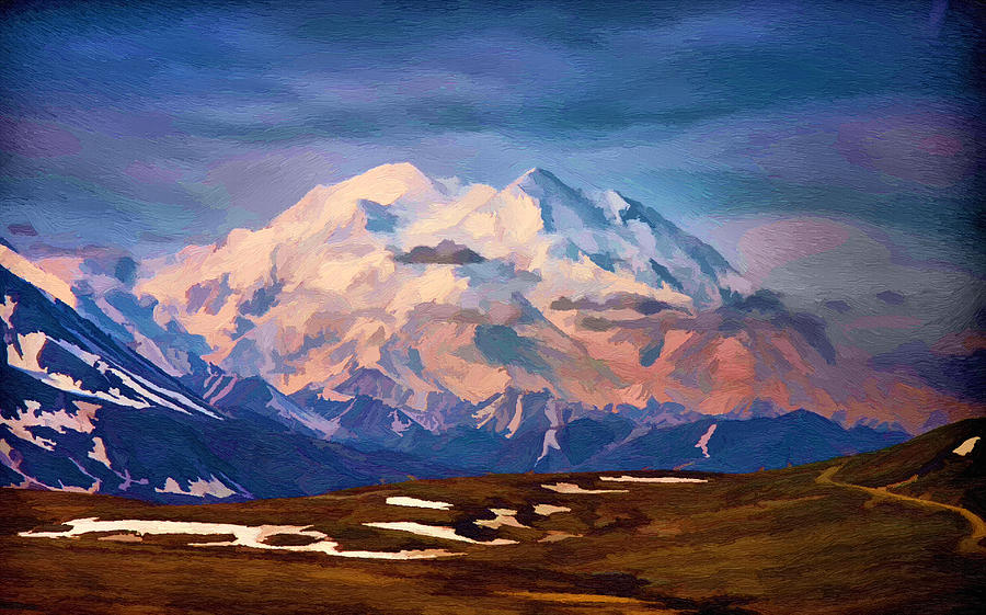 Mount McKinley Painting by John Haldane