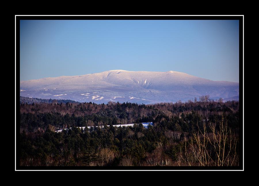 Tree Photograph - Mount Moosilauke Snowy Blanket by Sherman Perry
