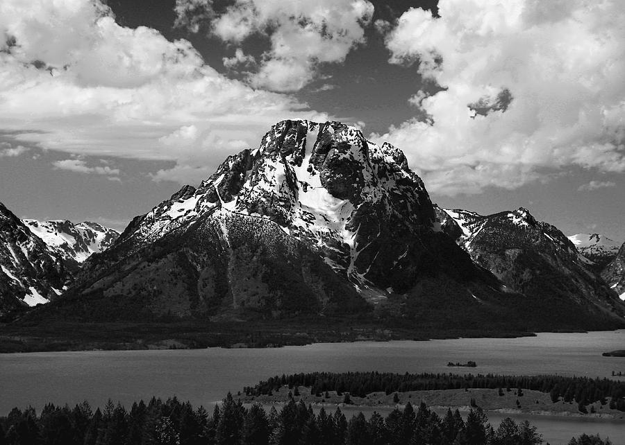 Mount Moran B W Photograph by Jemmy Archer