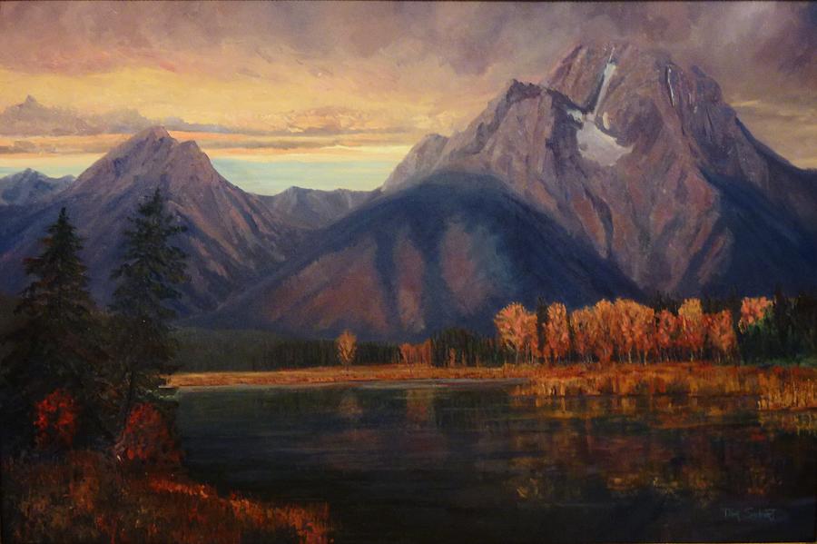 Mount Moran Painting by Tom Siebert - Fine Art America