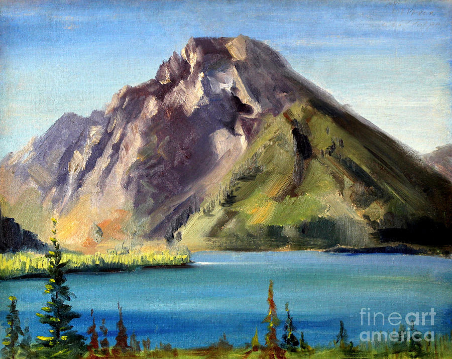 Mount Moran - Wyoming 1939 Painting by Art By Tolpo Collection
