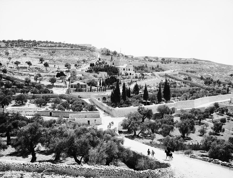 Landscape Photograph - Mount Of Olives, C1910 by Granger