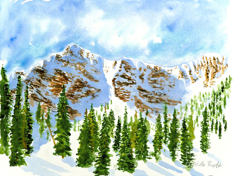Mount Ogden Painting by Walt Brodis