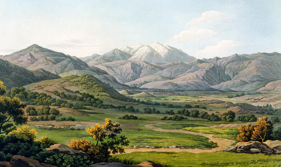 Greek Painting - Mount Olympus by Edward Dodwell