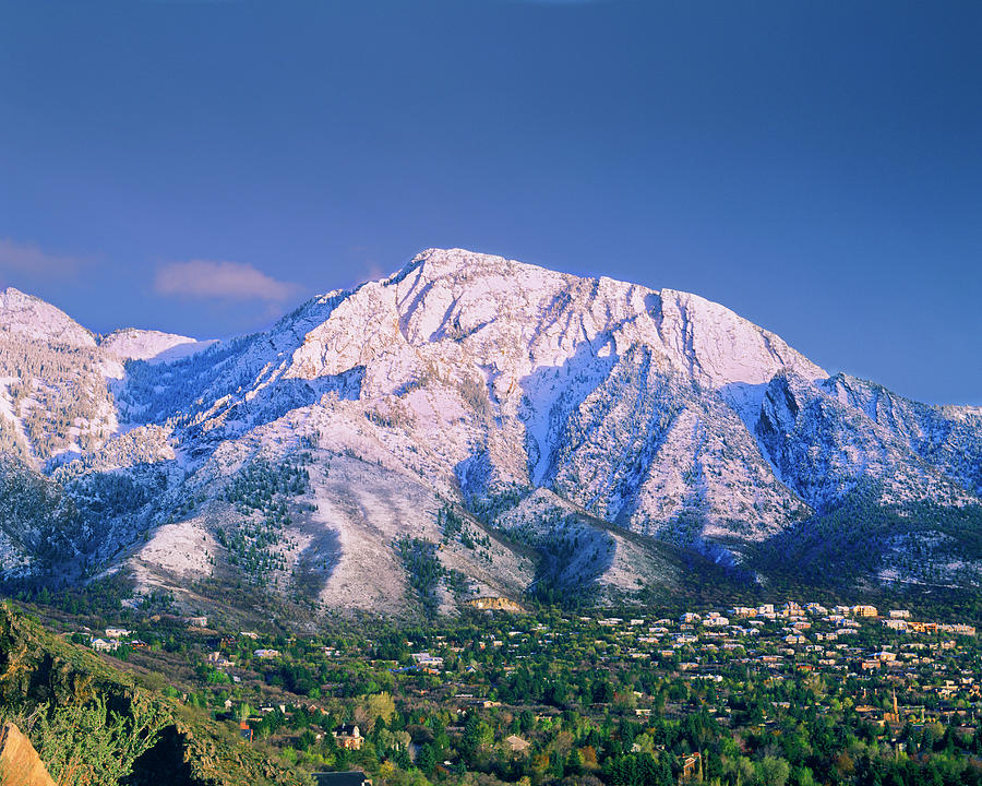 Salt Lake City Photograph - Mount Olympus Mountain, Mount Olympus by Howie Garber