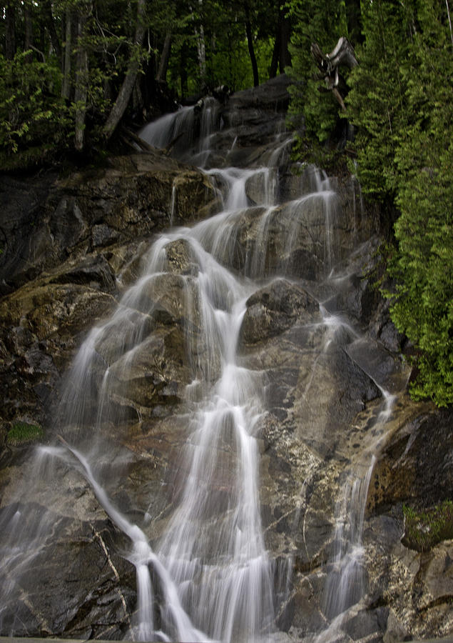 Waterfall Photograph - Mount Pisgah Cake Icing Waterfalls by John Haldane