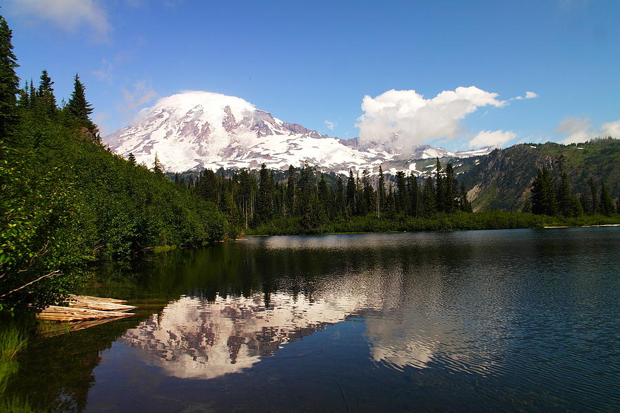 Mount Rainer From Bench Lake Photograph