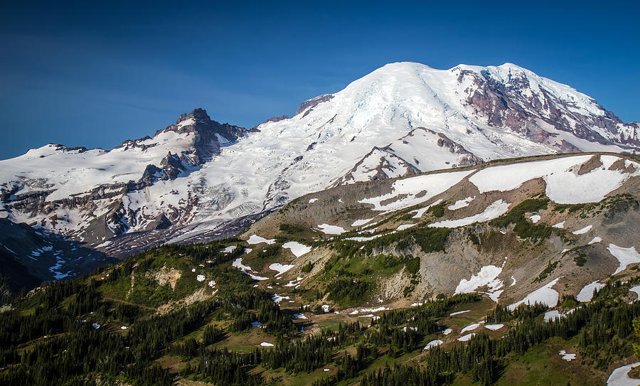 Mount Rainier in the Summer Photograph by Pierre Leclerc Photography