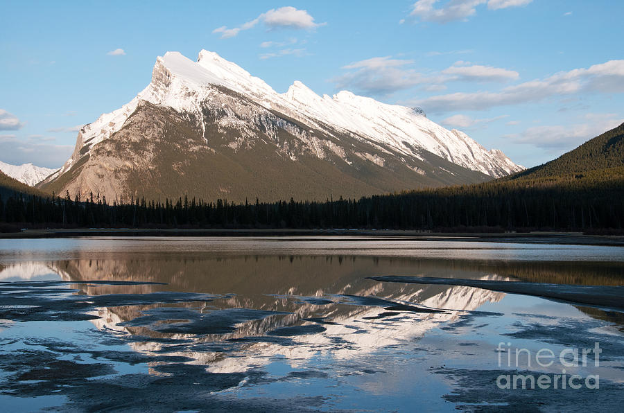 Mount Rundle Reflections Photograph by Vivian Christopher