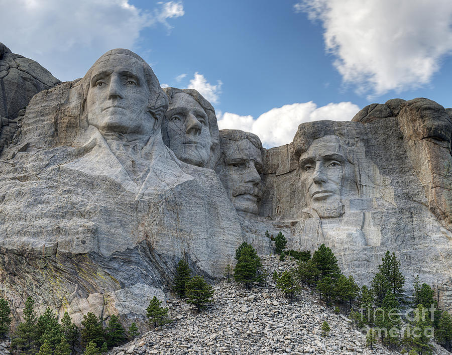 Mount Rushmore Photograph by Art Whitton