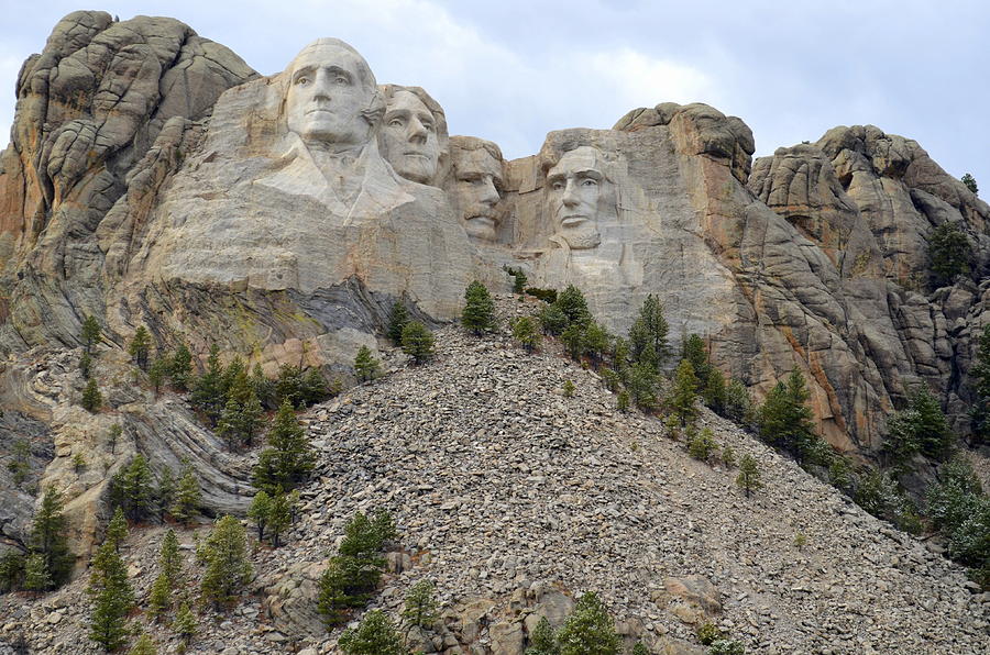 Mount Rushmore In South Dakota Photograph by Clarice Lakota