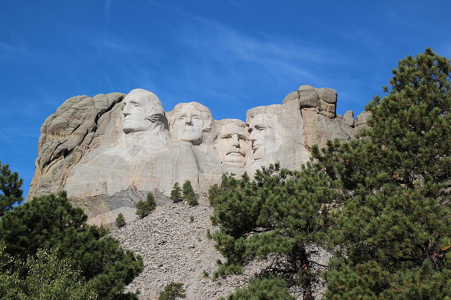 Mount Rushmore Morning Photograph by Nancy Dunivin