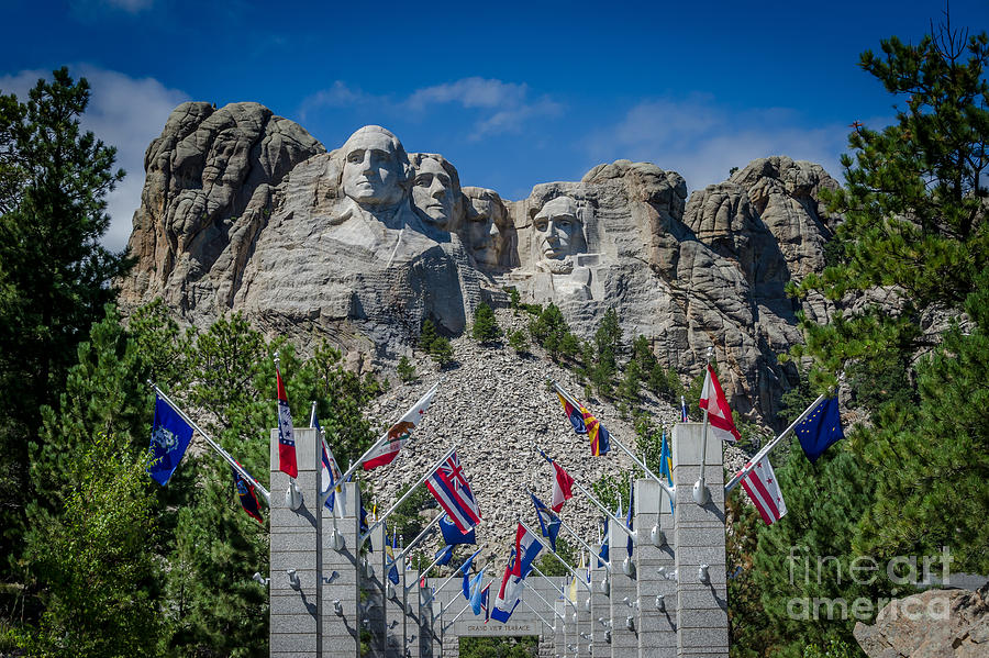 Rushmore Photograph - Mount Rushmore National Memorial by Debra Martz