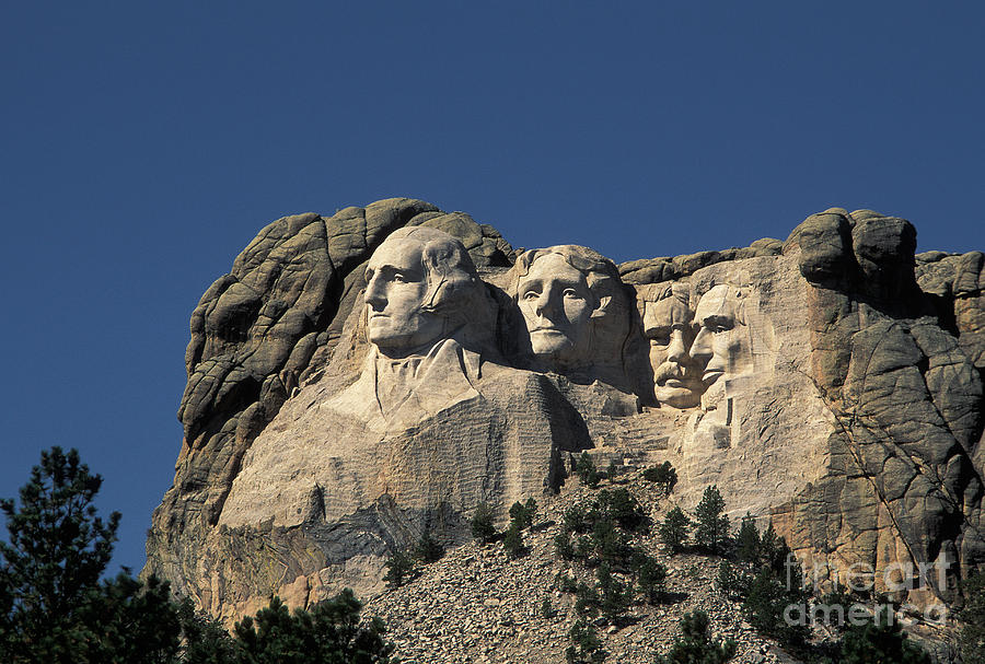 Mount Rushmore National Memorial Photograph by Ron Sanford