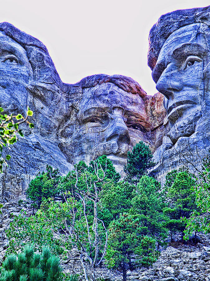 Theodore Roosevelt Photograph - Mount Rushmore Roosevelt by Tommy Anderson