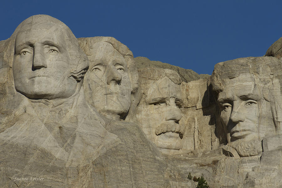 Mount Rushmore Photograph by Suanne Forster