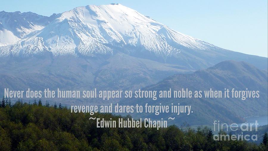 Mount Saint Helens Text Photograph by Susan Garren