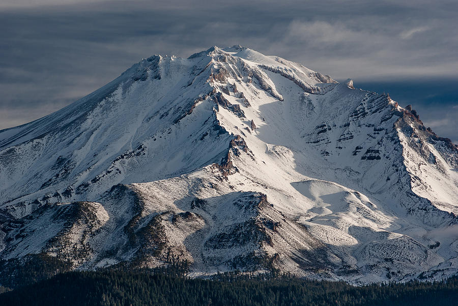 Mount Shasta Close-up Photograph by Greg Nyquist