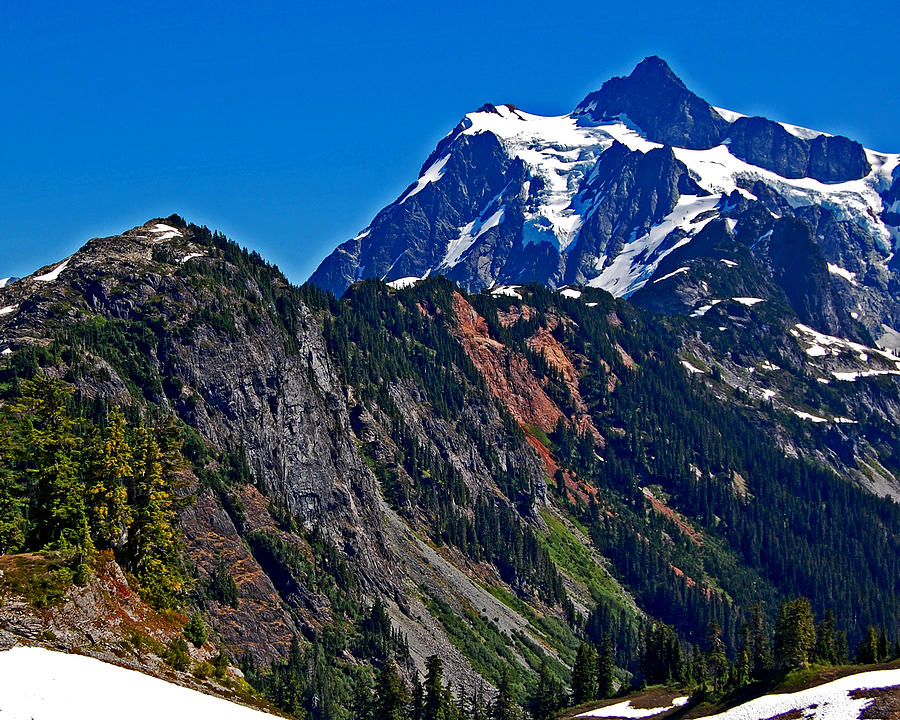 Nature Photograph - Mount Shuksan Washington by Randall Templeton
