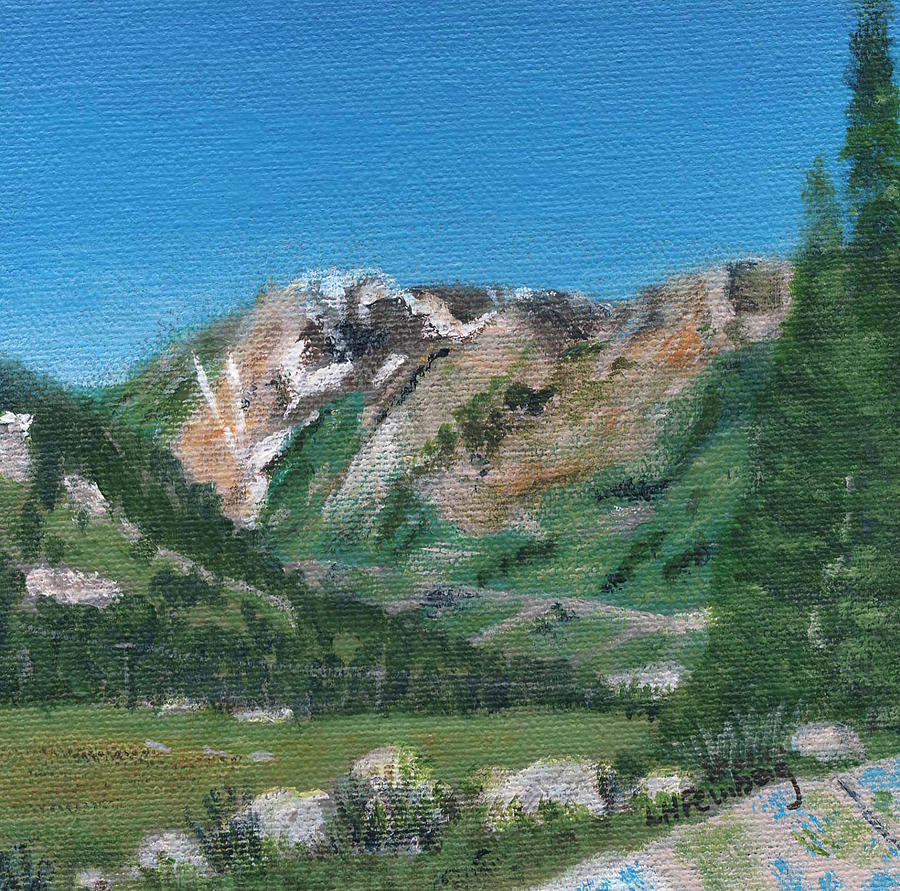 Mount Superior Painting by Linda Feinberg