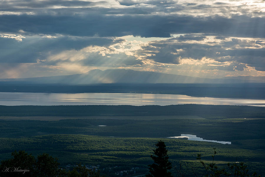 Mount Susitna Photograph by Andrew Matwijec