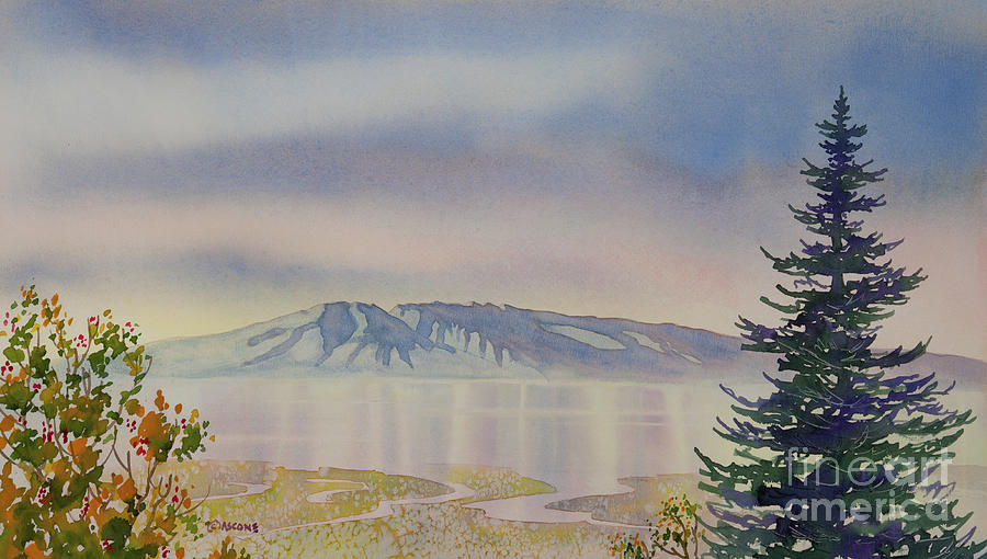 Mount Susitna Painting by Teresa Ascone