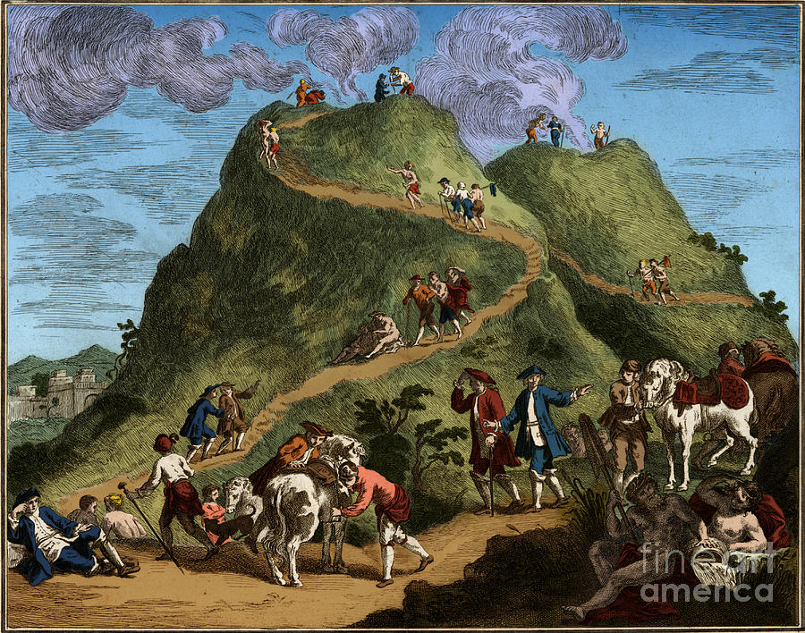 Mount Vesuvius 1750 Photograph by Science Source