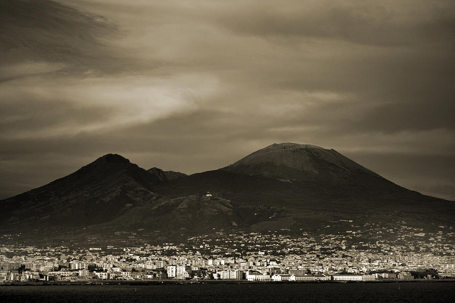 Landscape Photograph - Mount Vesuvius 2012 AD by Terence Davis