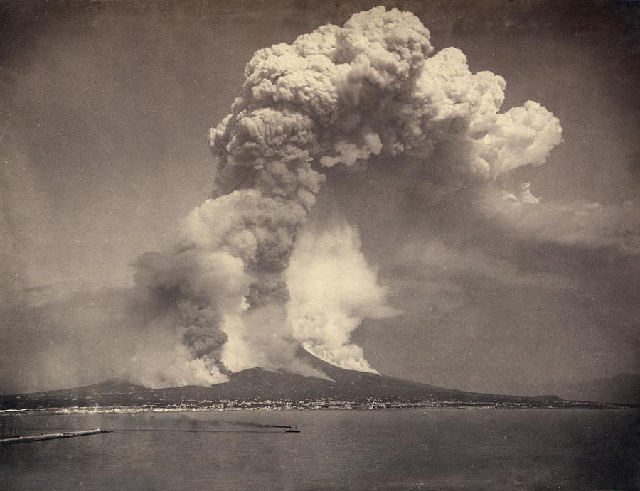 Mount Vesuvius Eruption 1872 Photograph By Science Photo Library Pixels