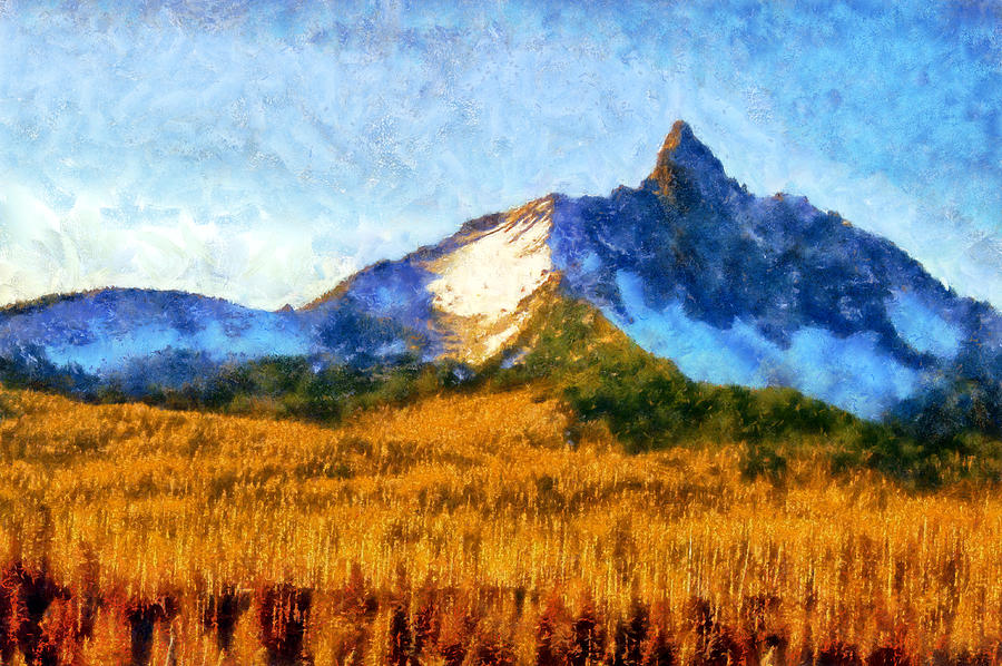 Mount Washington Digital Art by Kaylee Mason