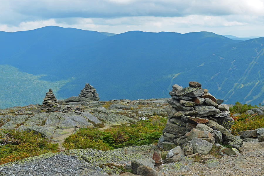 Mount Washington Rock Cairns Photograph by Toby McGuire