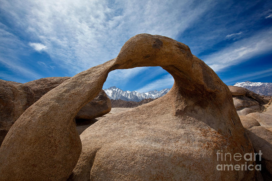 Mount Whitney Through The Arch Photograph by Mimi Ditchie