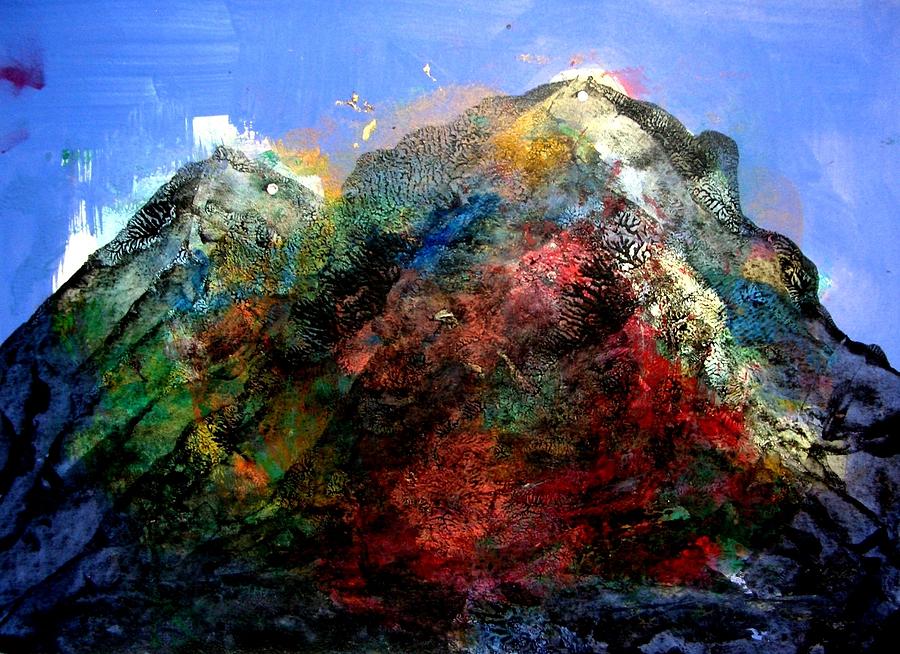 Mountain Painting - Mountain 120713-4 by Aquira Kusume