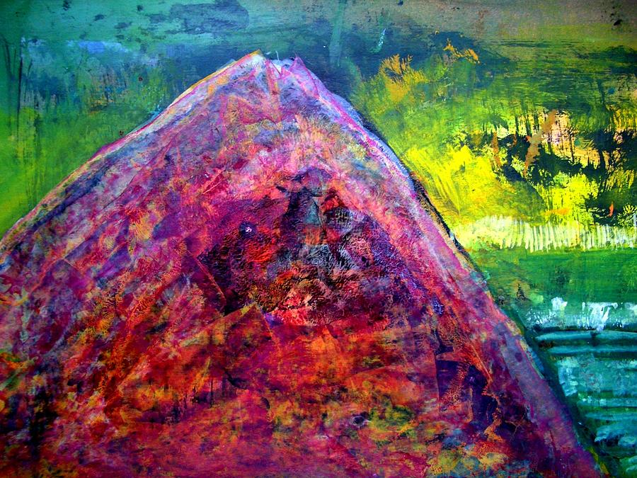 Mountain Painting - Mountain 121130-3 by Aquira Kusume
