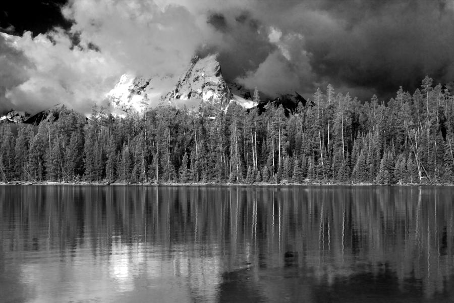 Mountain And Jackson Lake Photograph