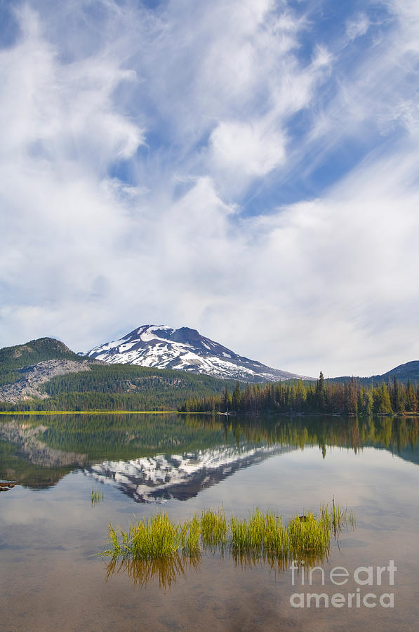 Mountain And Lake Photograph by John Shaw