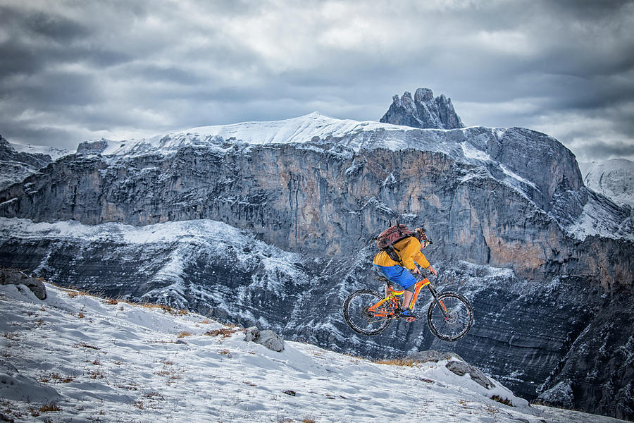 snow mountain bike