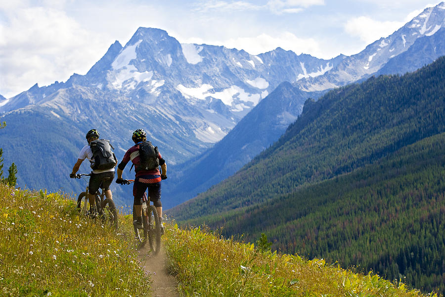 Mountain Biking British Columbia Photograph by GibsonPictures