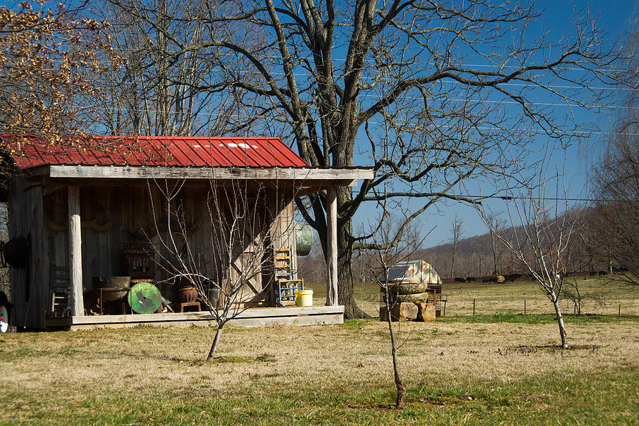 Cabin Photograph - Mountain Cabin in Tennessee 2 by Douglas Barnett