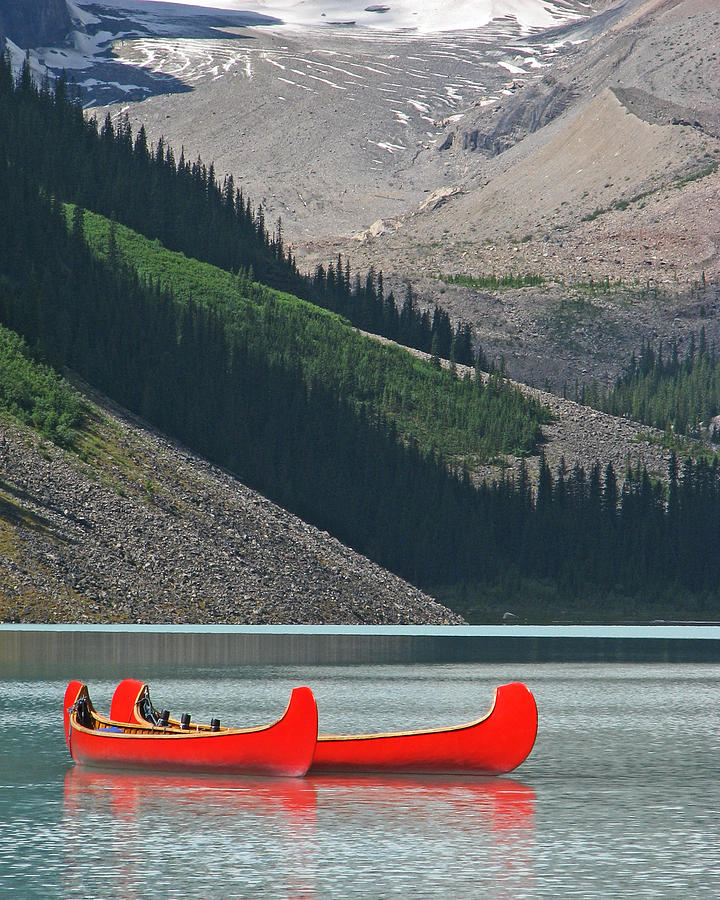 Mountain Canoes Photograph by Marcia Socolik