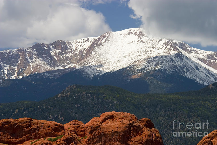 Colorado Springs Photograph - Mountain Clouds by Steven Krull