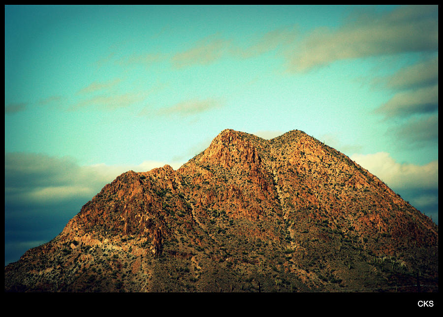 Phoenix Photograph - Mountain Face by Chanelle Sheridan